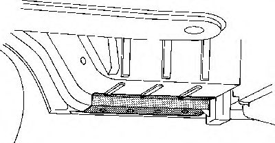 VAN WEZEL 3070302 -  Лонжерон